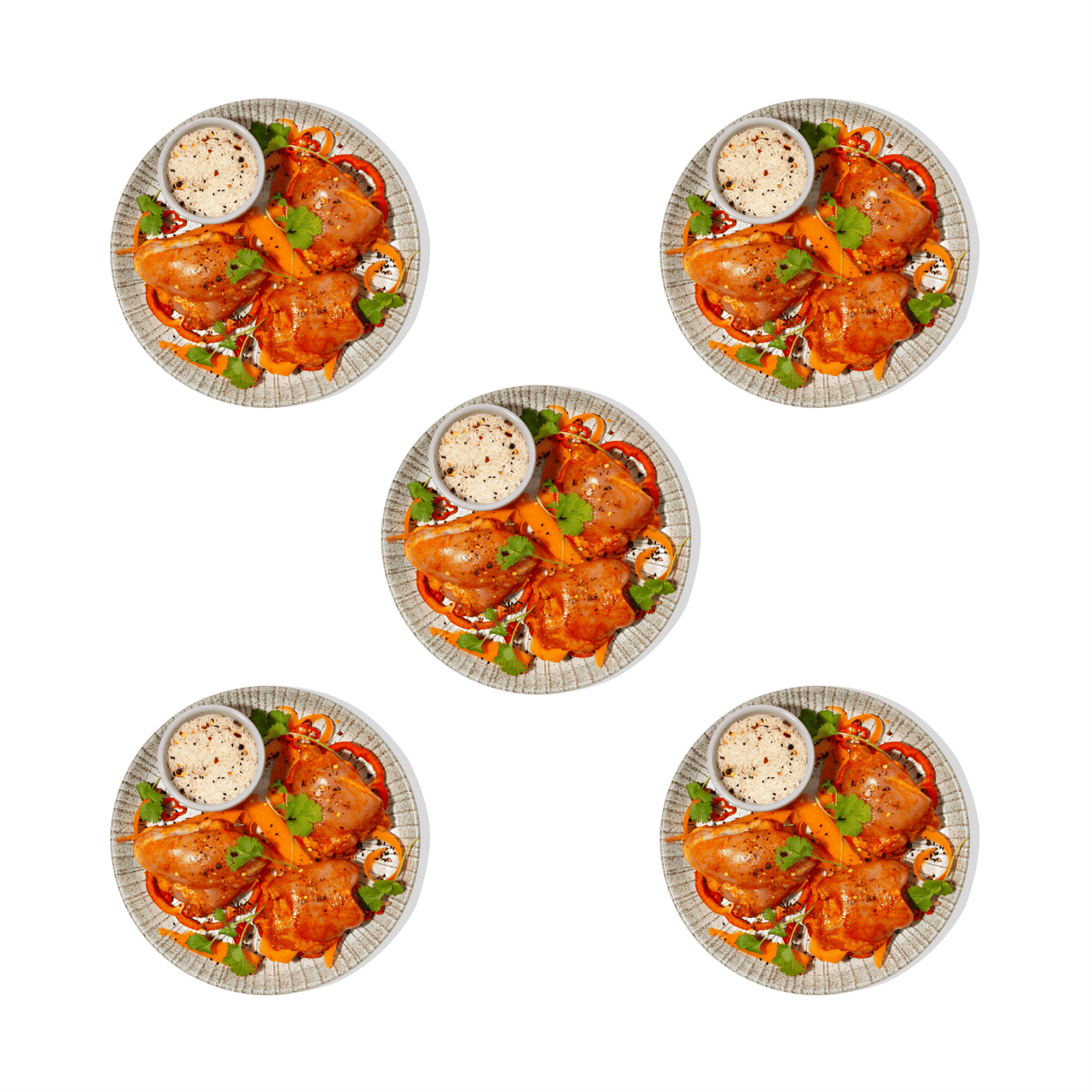 Tandoori Flavoured Boneless Chicken Thighs 5 x 400g