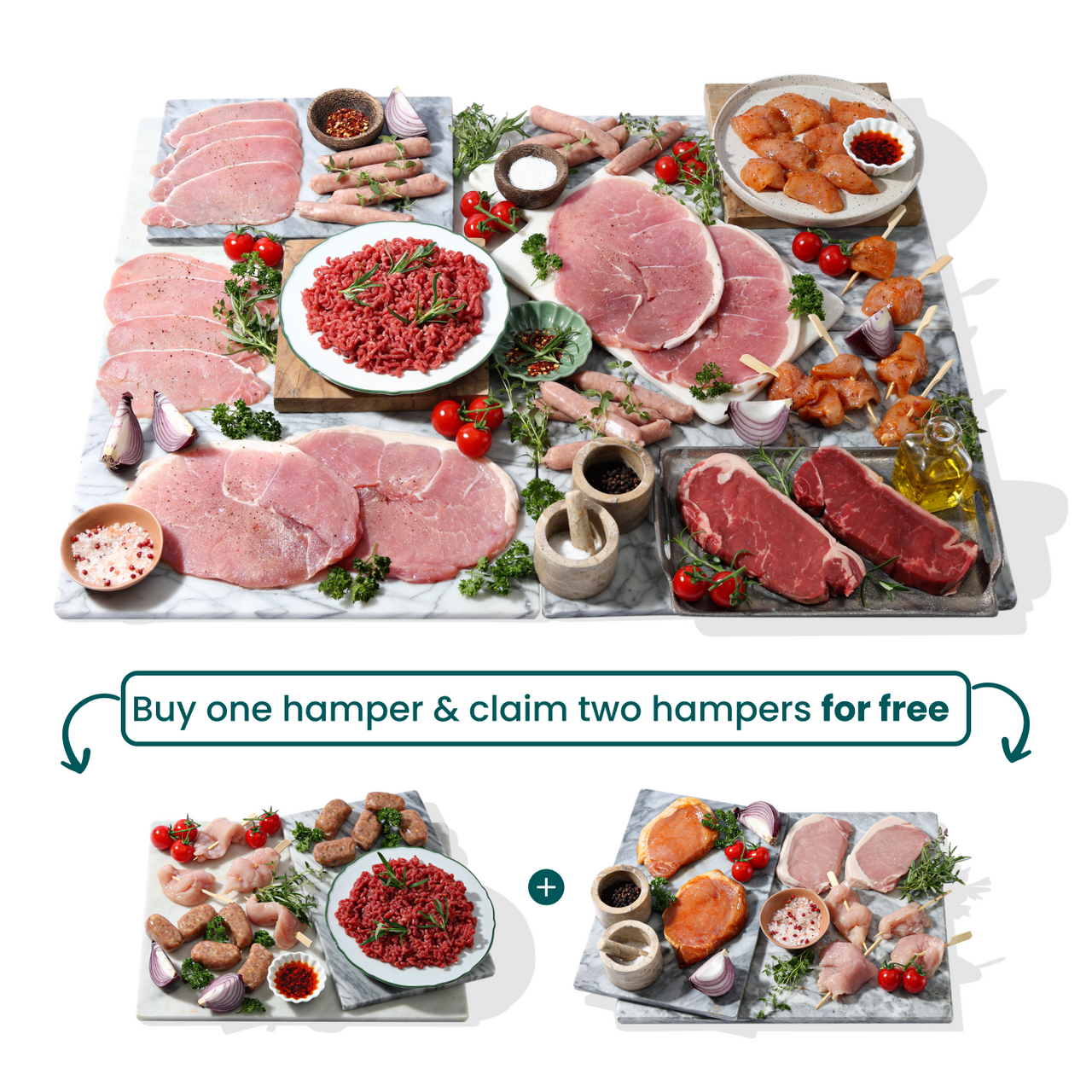 Triple Protein Box - Buy 1 & Get 2 FREE