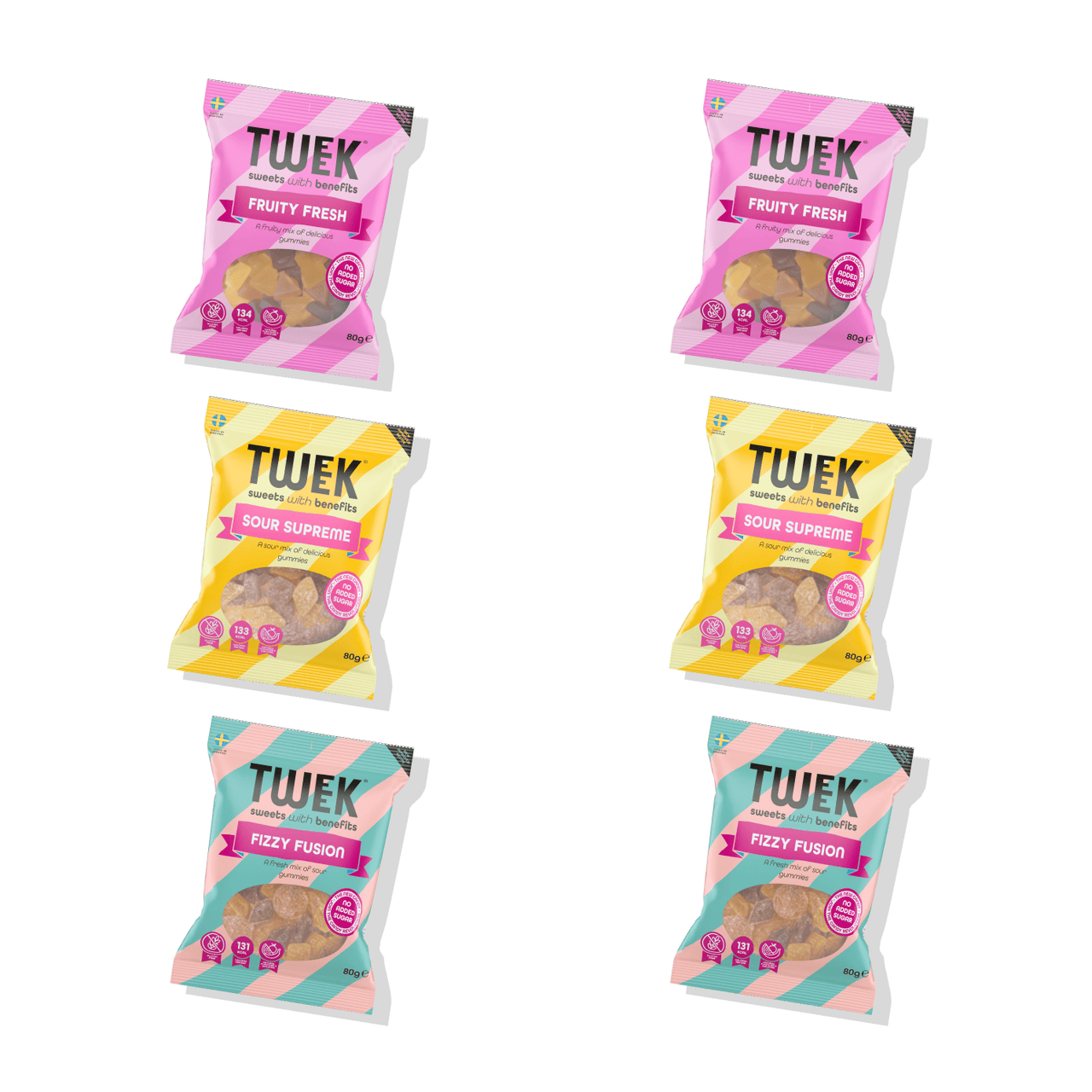 Tweek Gummies & Supreme Jellies Bundle - 6 x 80g