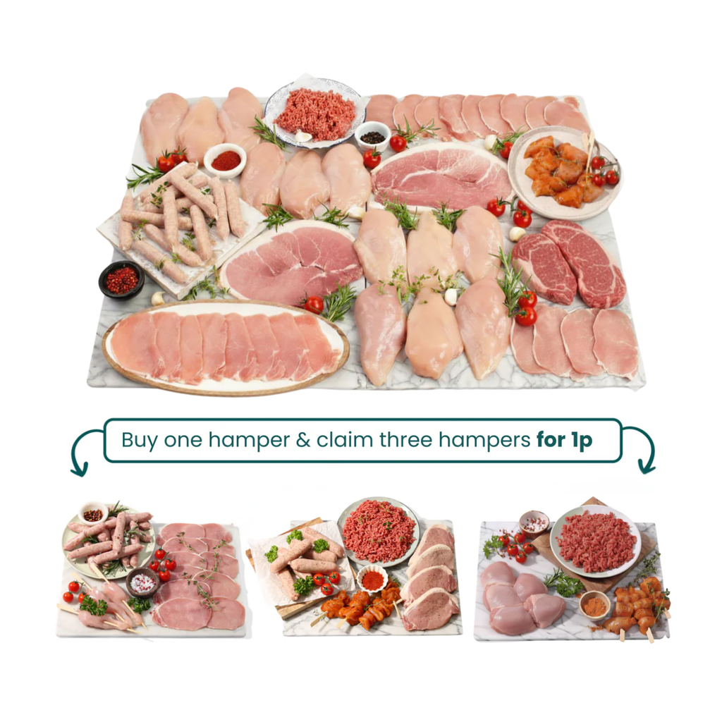 Buy 1 hamper & get 3 hampers 1p