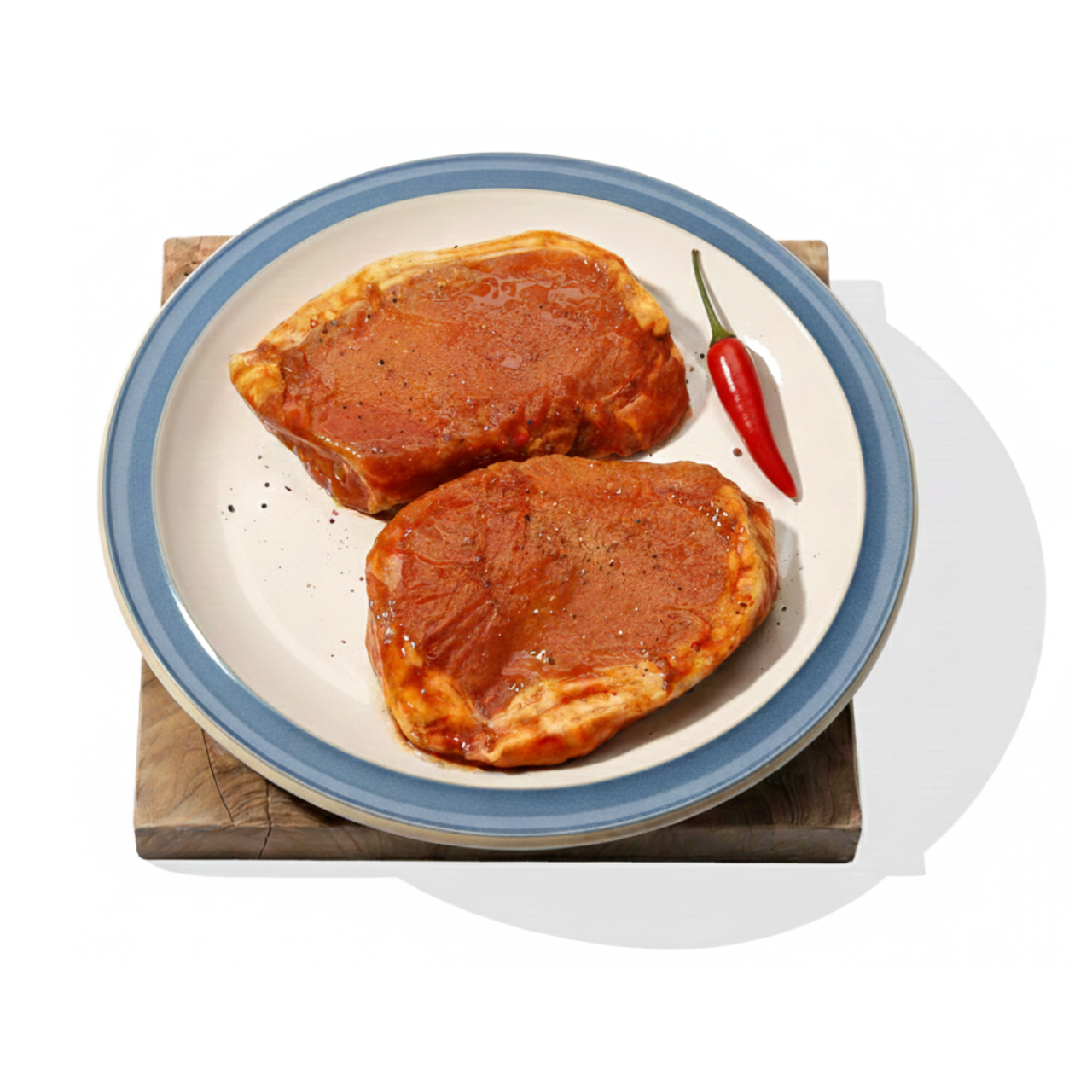 Cajun Pork Loin Steaks - 2 x 135g