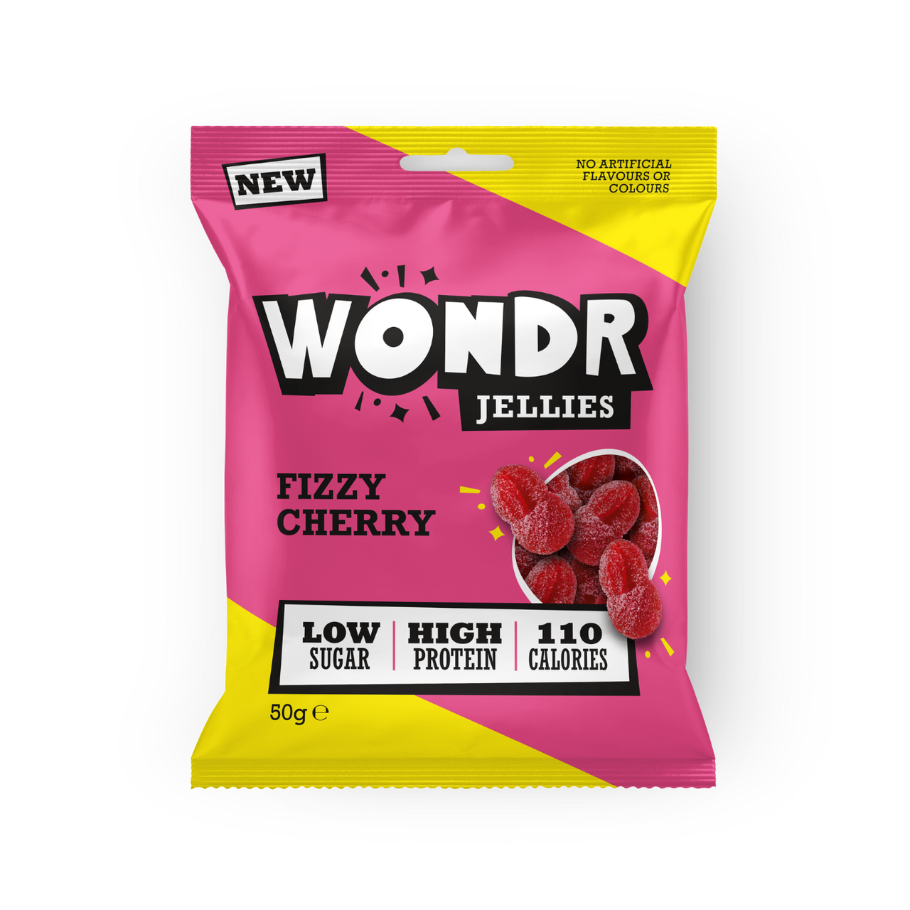 Wondr Jellies - Fizzy Cherry 50g