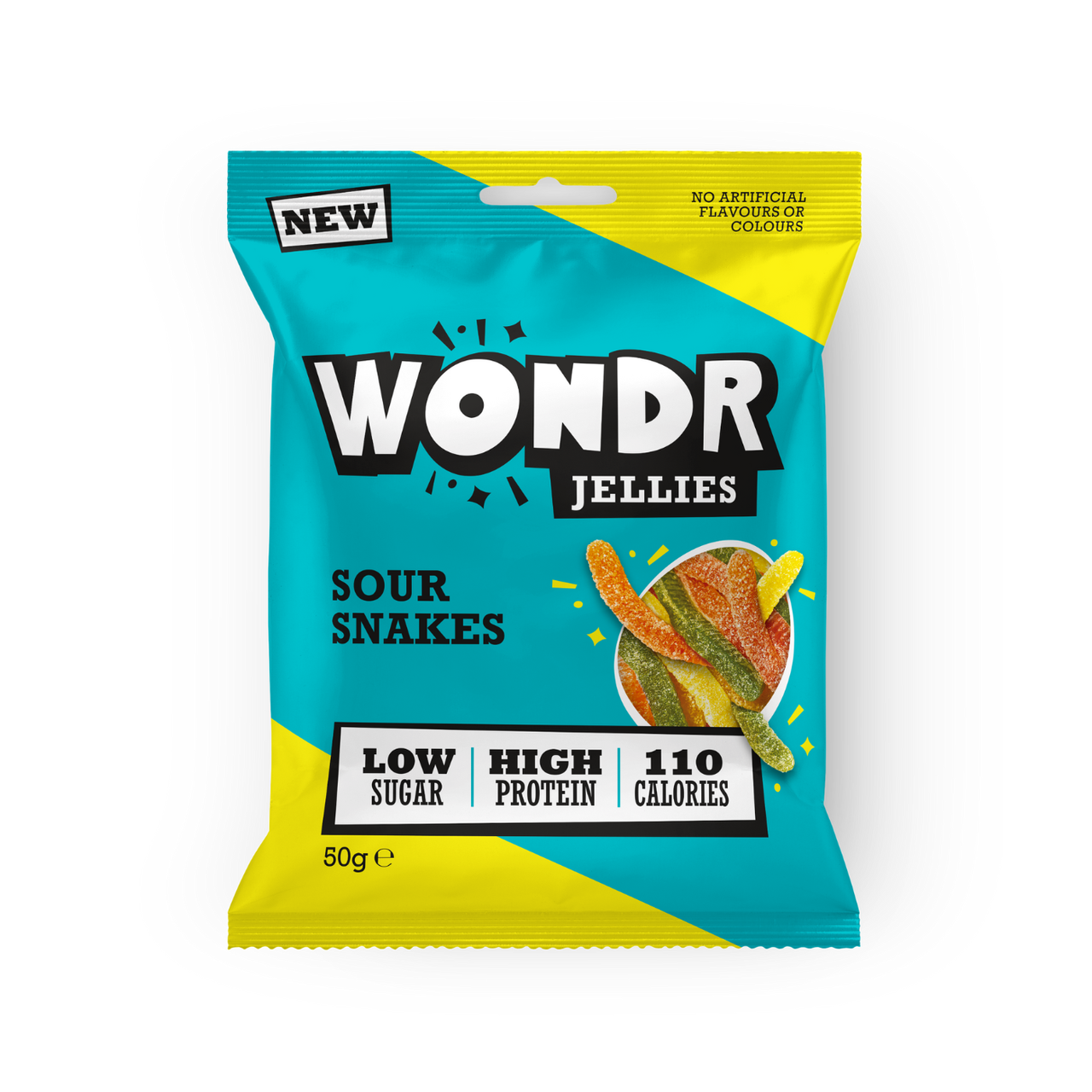 Wondr Jellies - Sour Snakes 50g