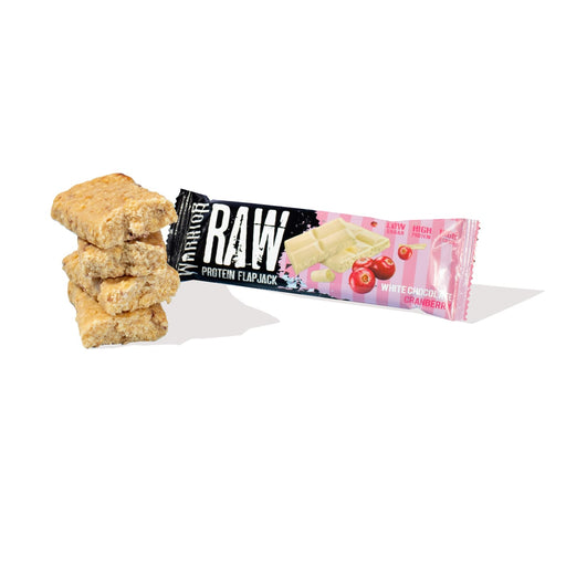 Warrior Raw Protein Flapjack - White Chocolate & Cranberry