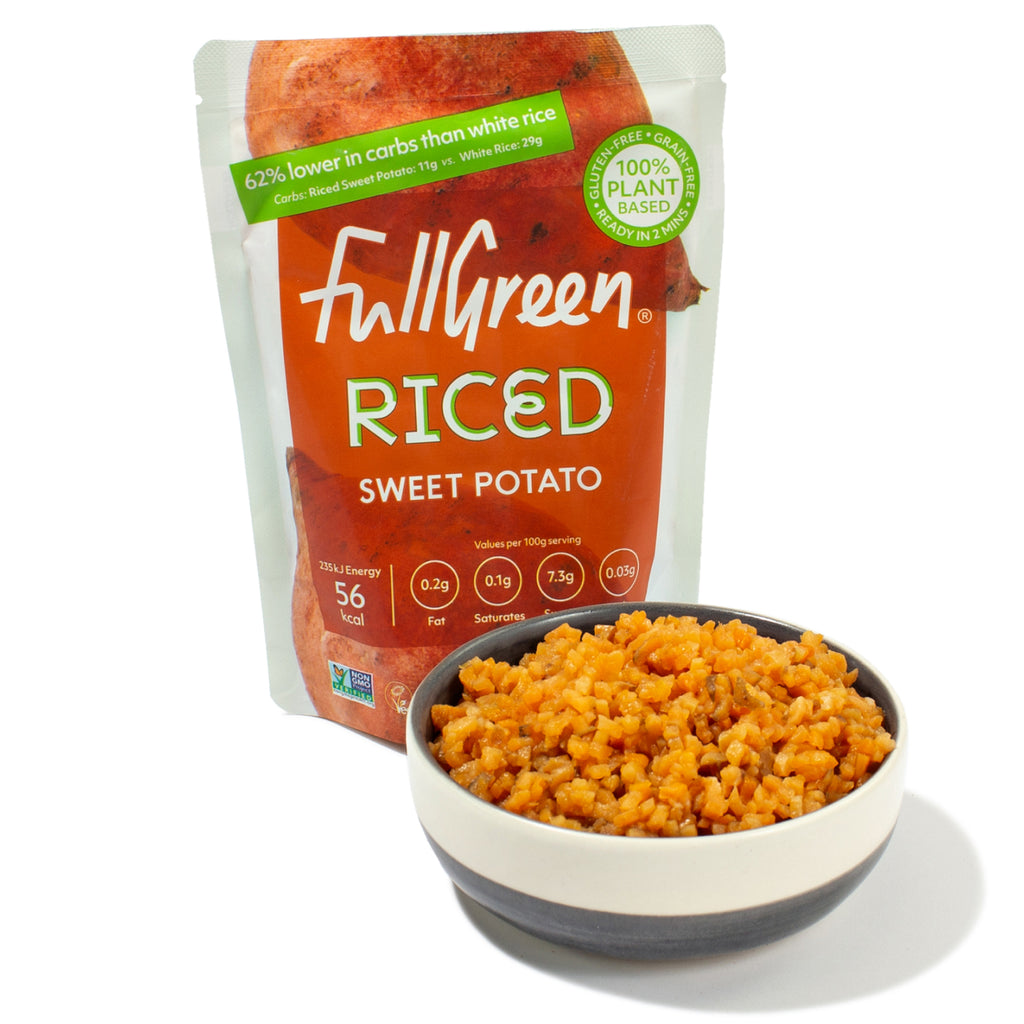 Riced Sweet Potato