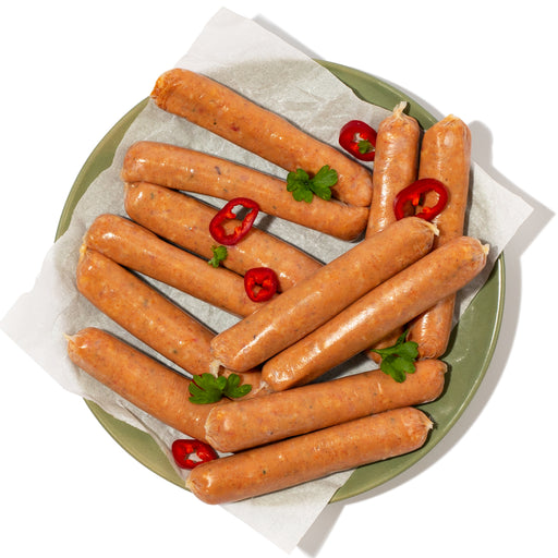 Pork & Chilli Sausages - 12 x 33g