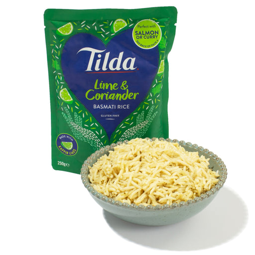 Tilda Microwave Lime and Coriander Basmati Rice 250g