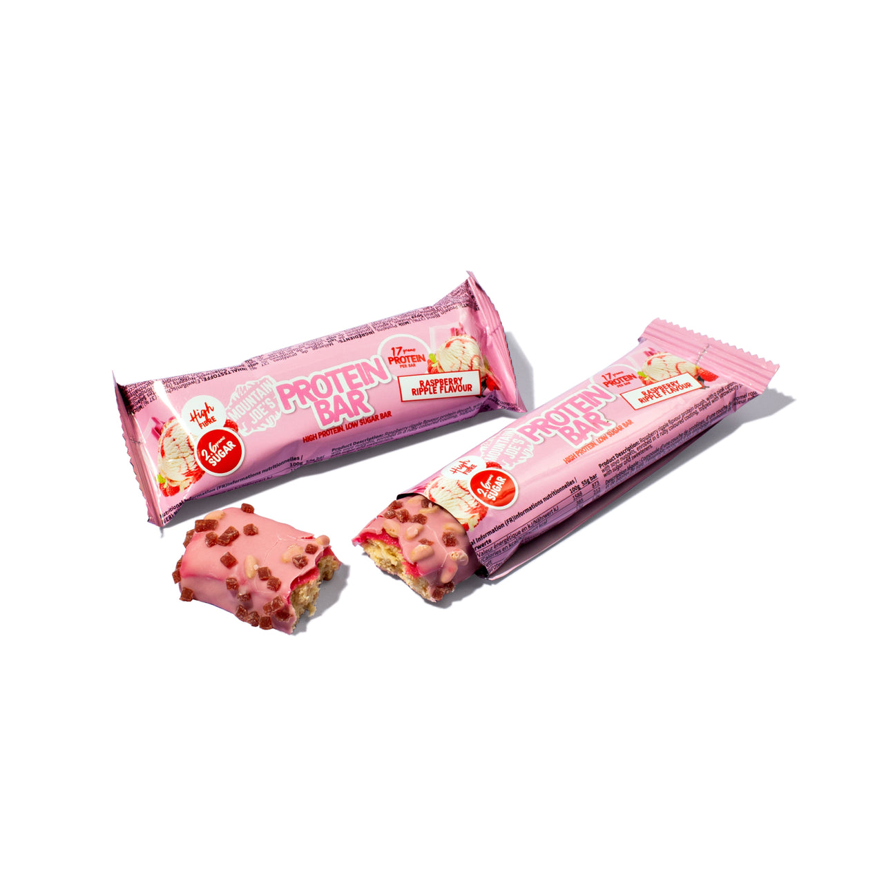 Mountain Joes Protein Bar - Raspberry Ripple